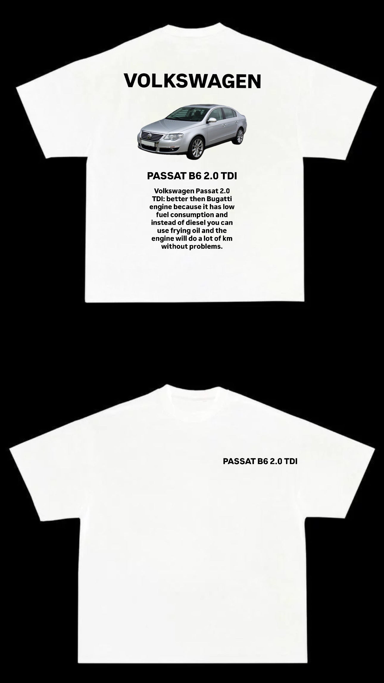 t shirt PASSAT B6 2.0 TDI grey