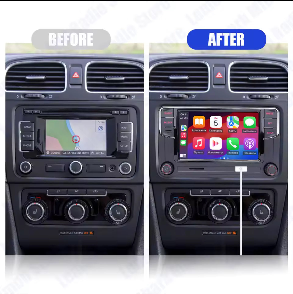 rcd 360 pro apple carplay original radio