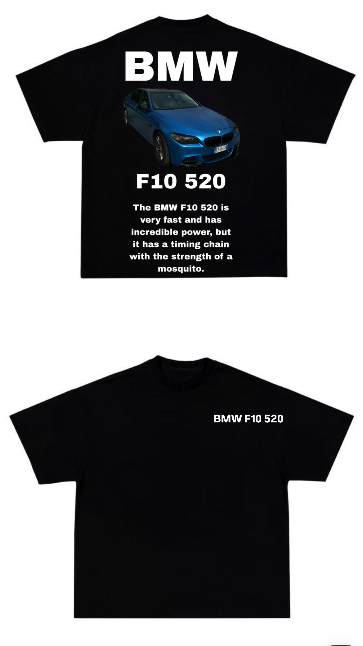 t shirt F10 blue