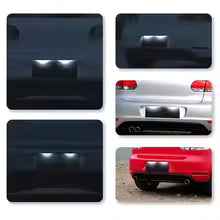 luci targa passat b6 bianche