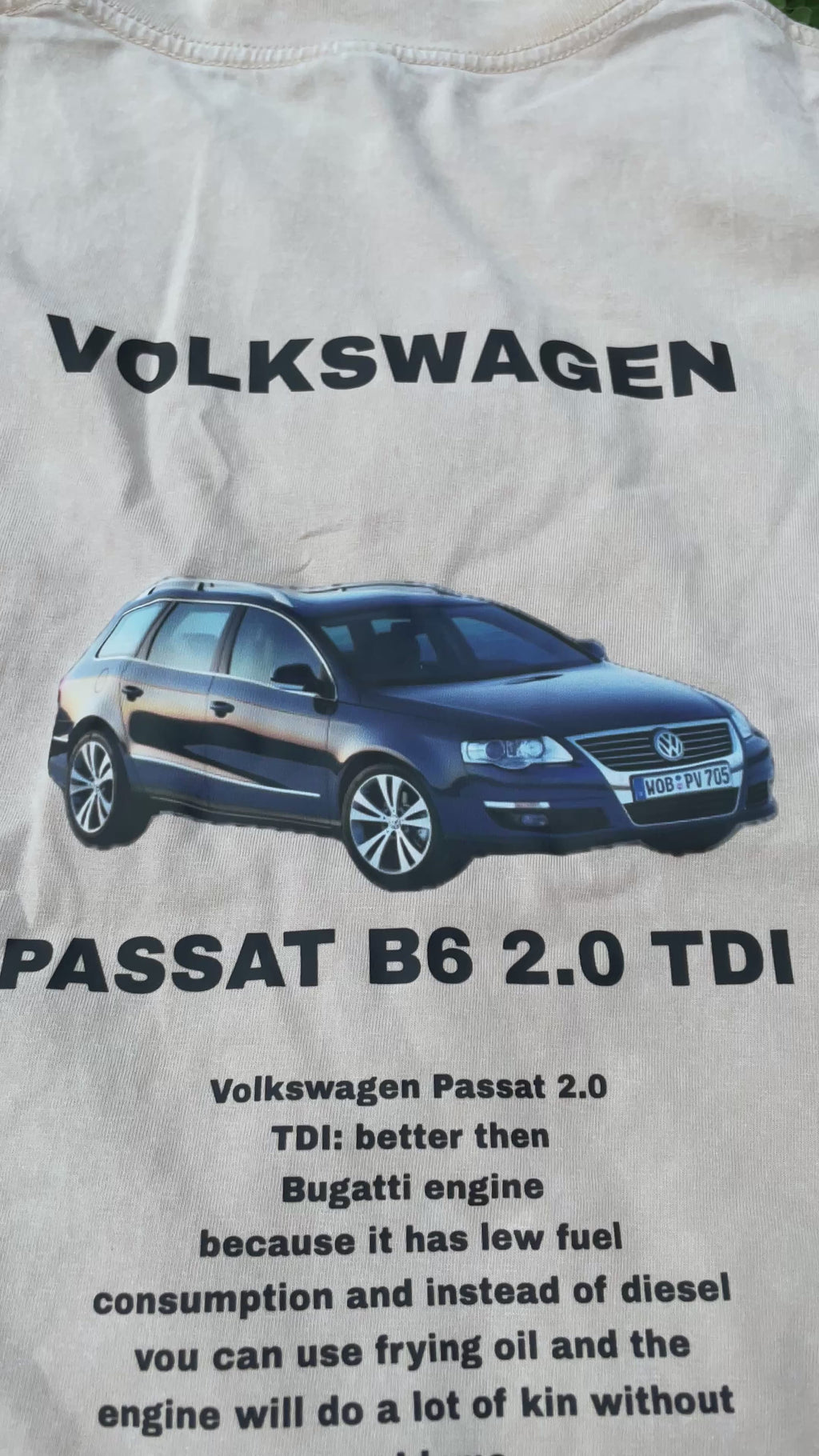 Passat B6 station wagon 100% COTTON