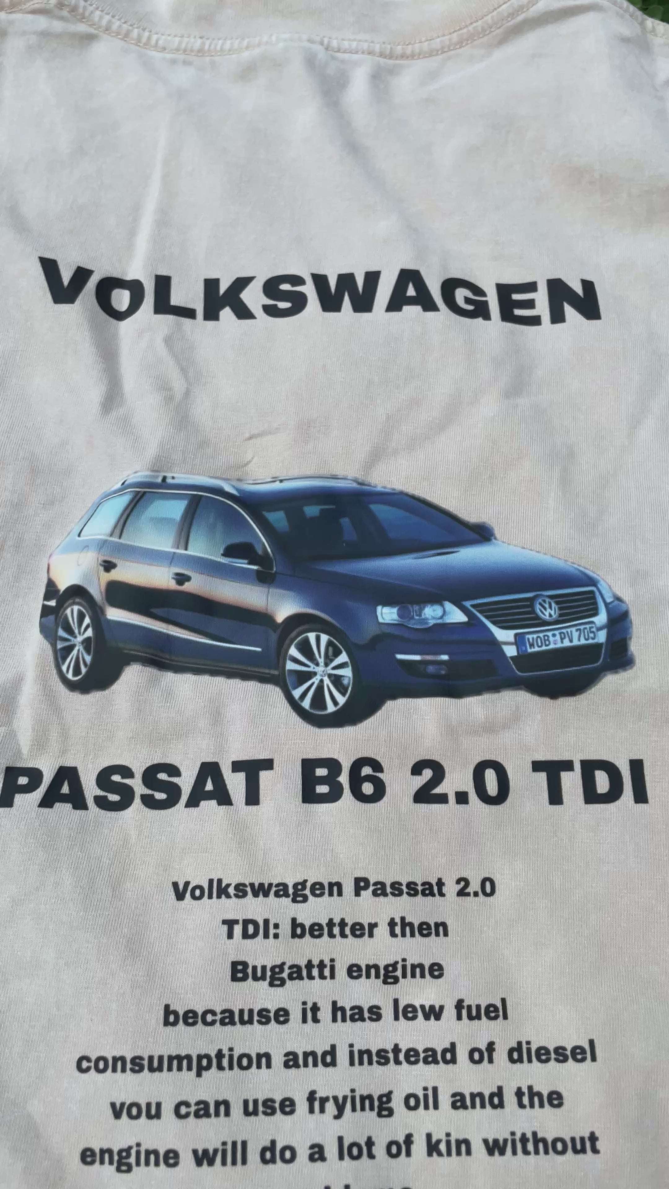 Passat B6 station wagon 100% COTTON